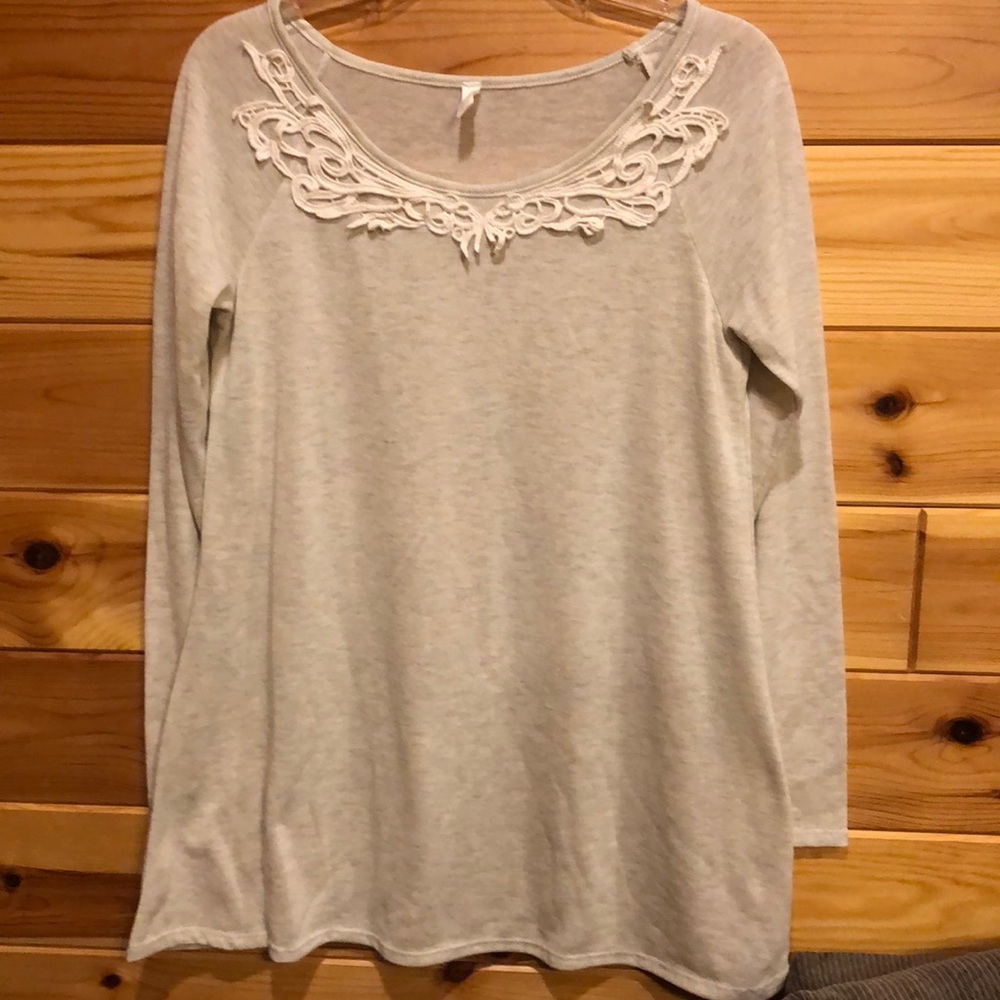 Oatmeal colored long sleeved from Pinkblush